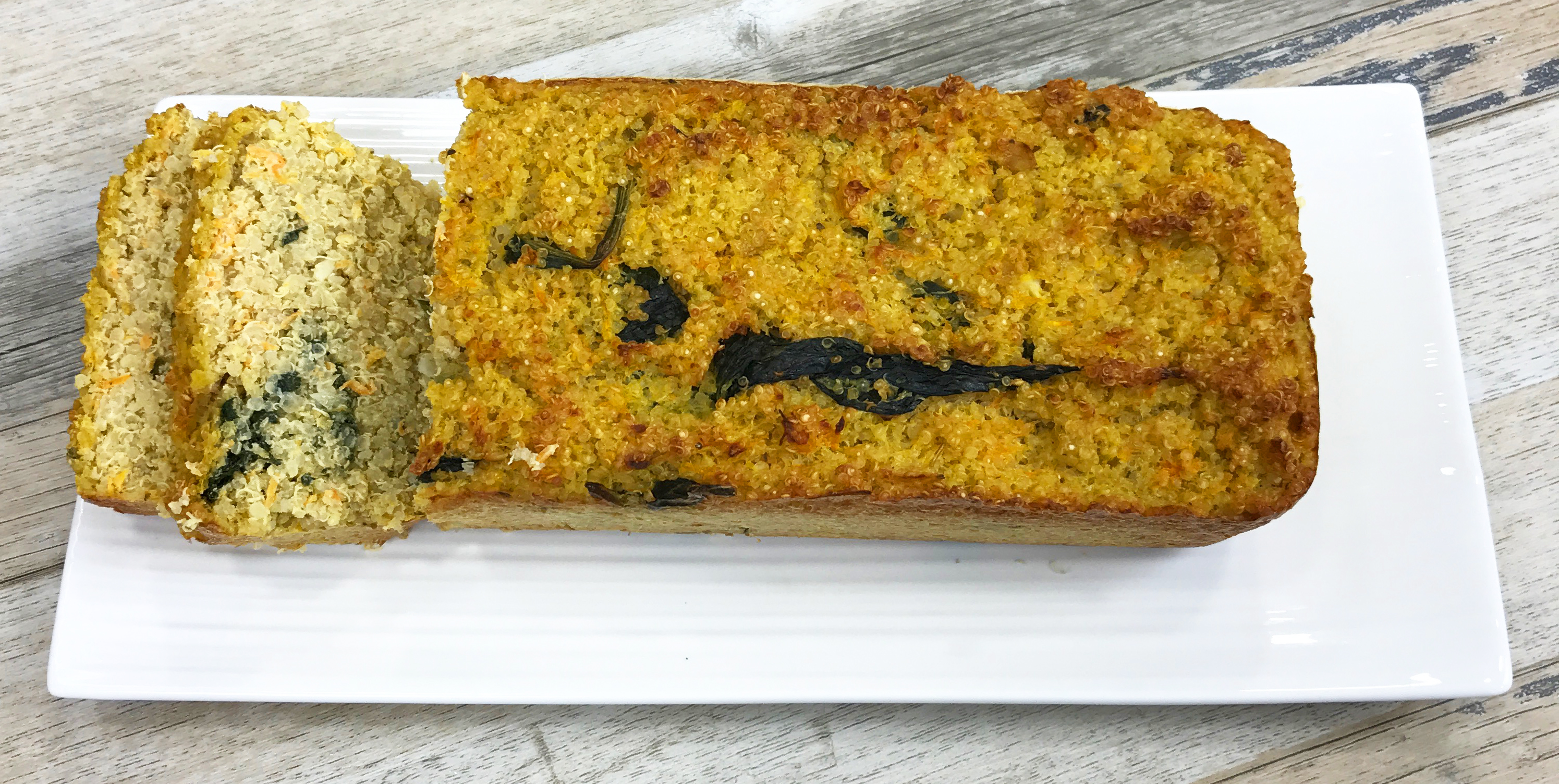 cake de quinoa aux légumes